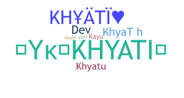 Apelido - Khyati