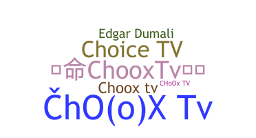 Apelido - ChooxTV