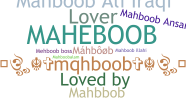 Apelido - Mahboob
