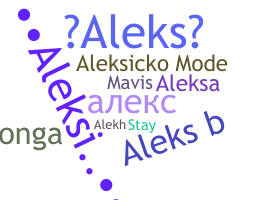 Apelido - Aleks
