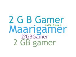 Apelido - 2GBGAMER
