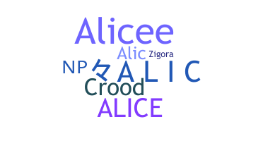 Apelido - AliC