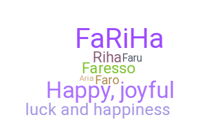Apelido - Fariha