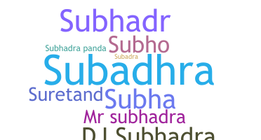 Apelido - Subhadra