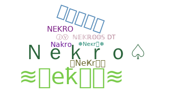 Apelido - Nekro