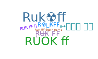 Apelido - Rukff