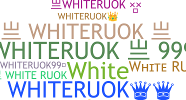 Apelido - Whiteruok