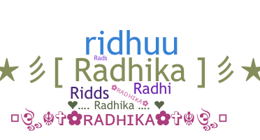 Apelido - Radhika