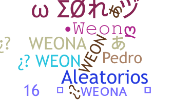 Apelido - Weon