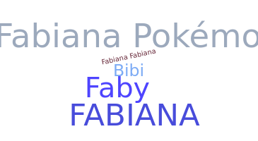Apelido - Fabiana