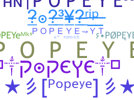 Apelido - Popeye