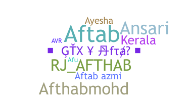 Apelido - Afthab