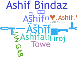 Apelido - Ashif