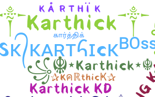 Apelido - Karthick