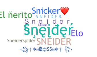 Apelido - Sneider