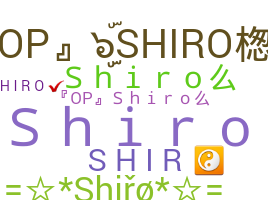 Apelido - Shiro