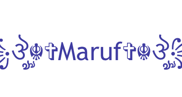 Apelido - Maruf