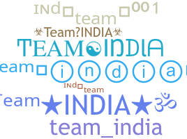 Apelido - TeamIndia
