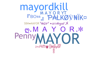 Apelido - Mayor