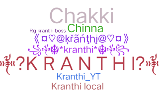 Apelido - Kranthi