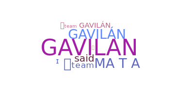 Apelido - Gavilan