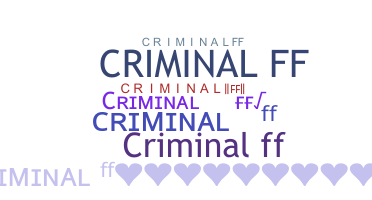 Apelido - Criminalff