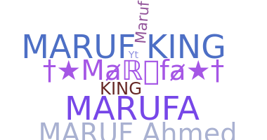 Apelido - Marufa