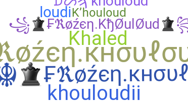 Apelido - Khouloud