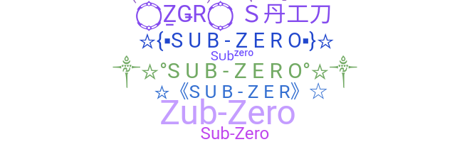 Apelido - Subzero