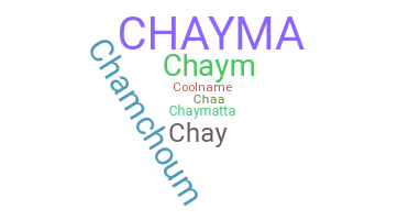 Apelido - Chayma